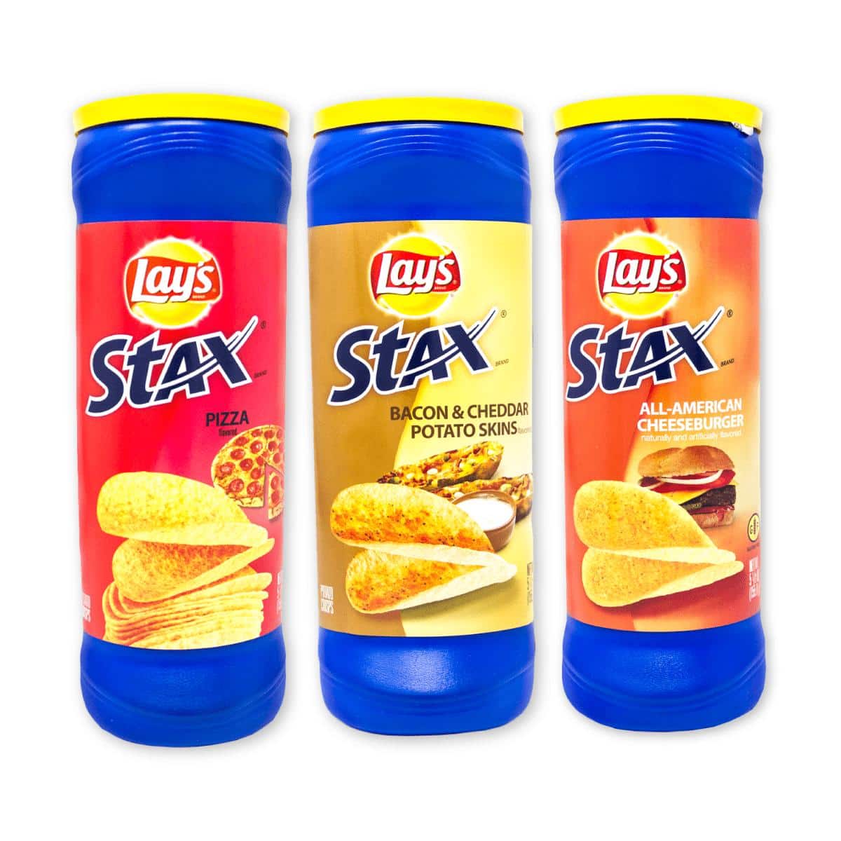 3 Lay's Stax, tre confezioni di patatine in vari gusti da 155g