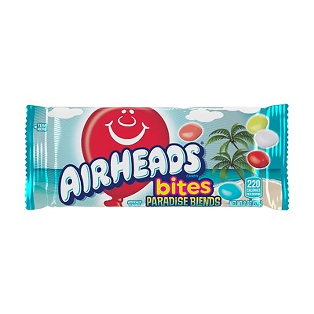Airheads Bites Paradise Blend, caramelle alla frutta da 57g