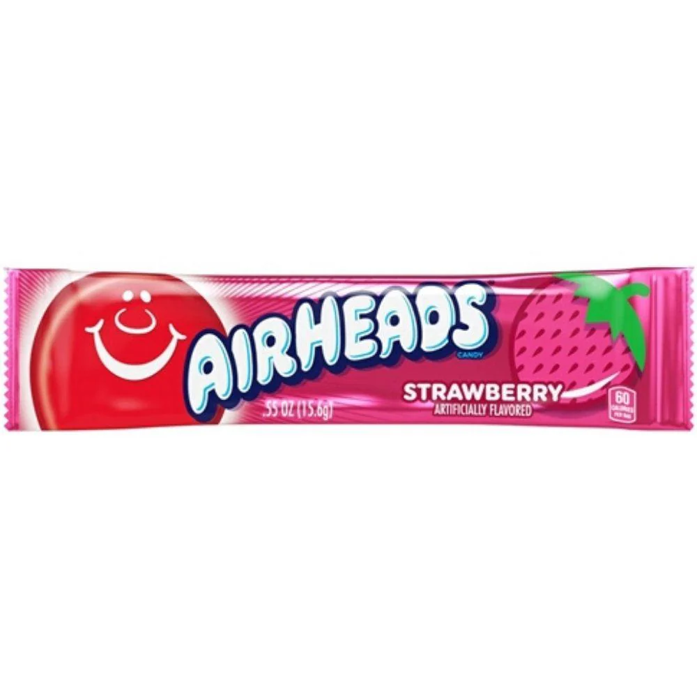 Airheads Strawberry, caramella alla fragola da 16g