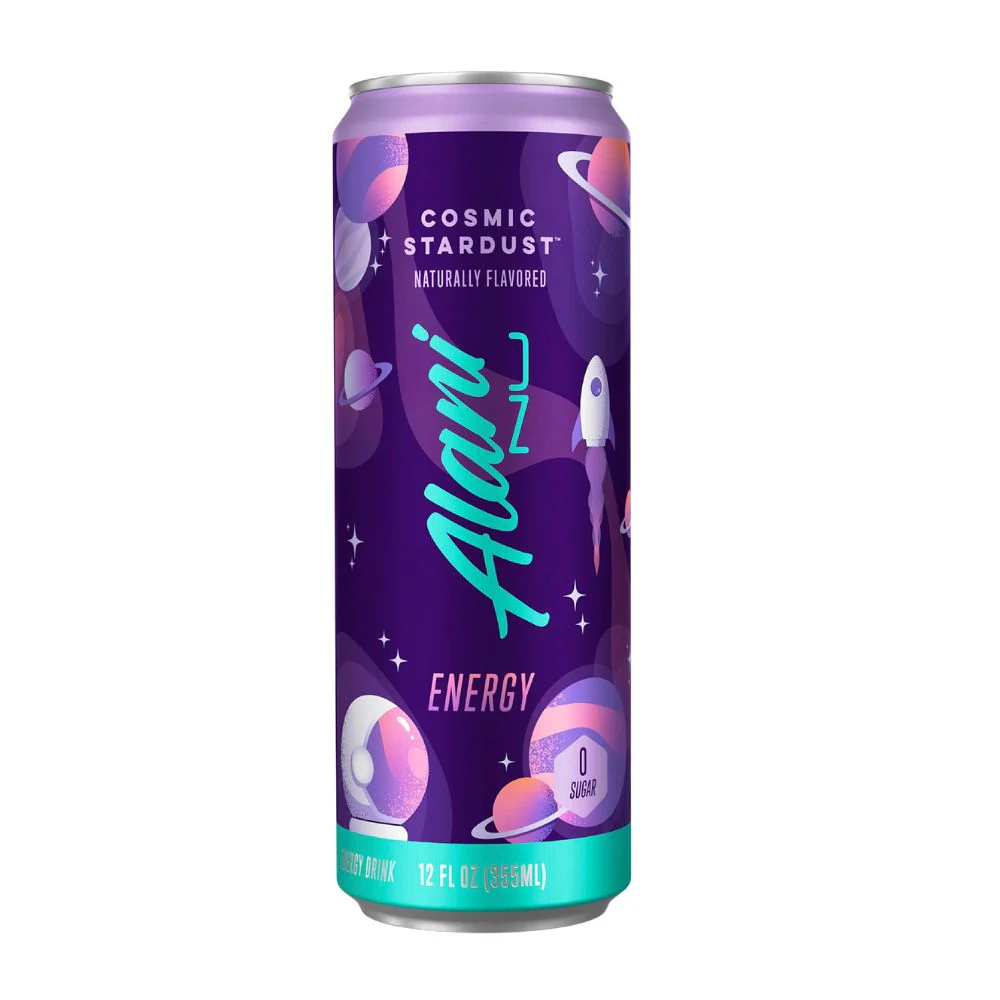 Alani Nu Energy Cosmic Stardust Zero Sugar, energy drink al gusto ginseng da 355ml