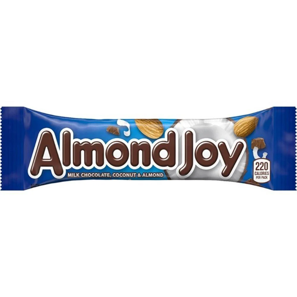 Almond Joy, barretta al cioccolato con mandorle e cocco da 45g