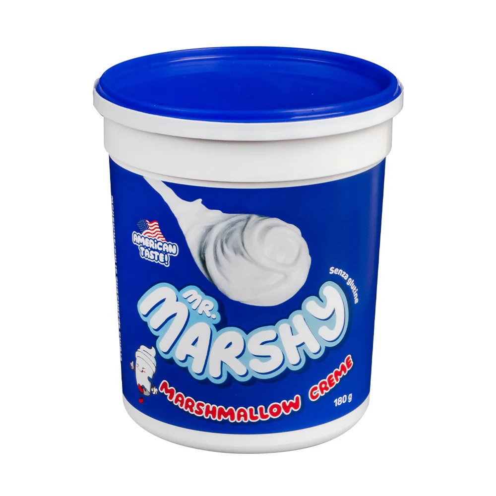 Mr. Marshy Marshmallow Creme, crema spalmabile alla vaniglia da 180g
