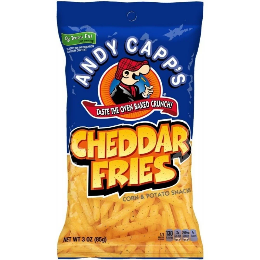 Andy Capp's Cheddar Fries, patatine al cheddar nel formato maxi da 85g