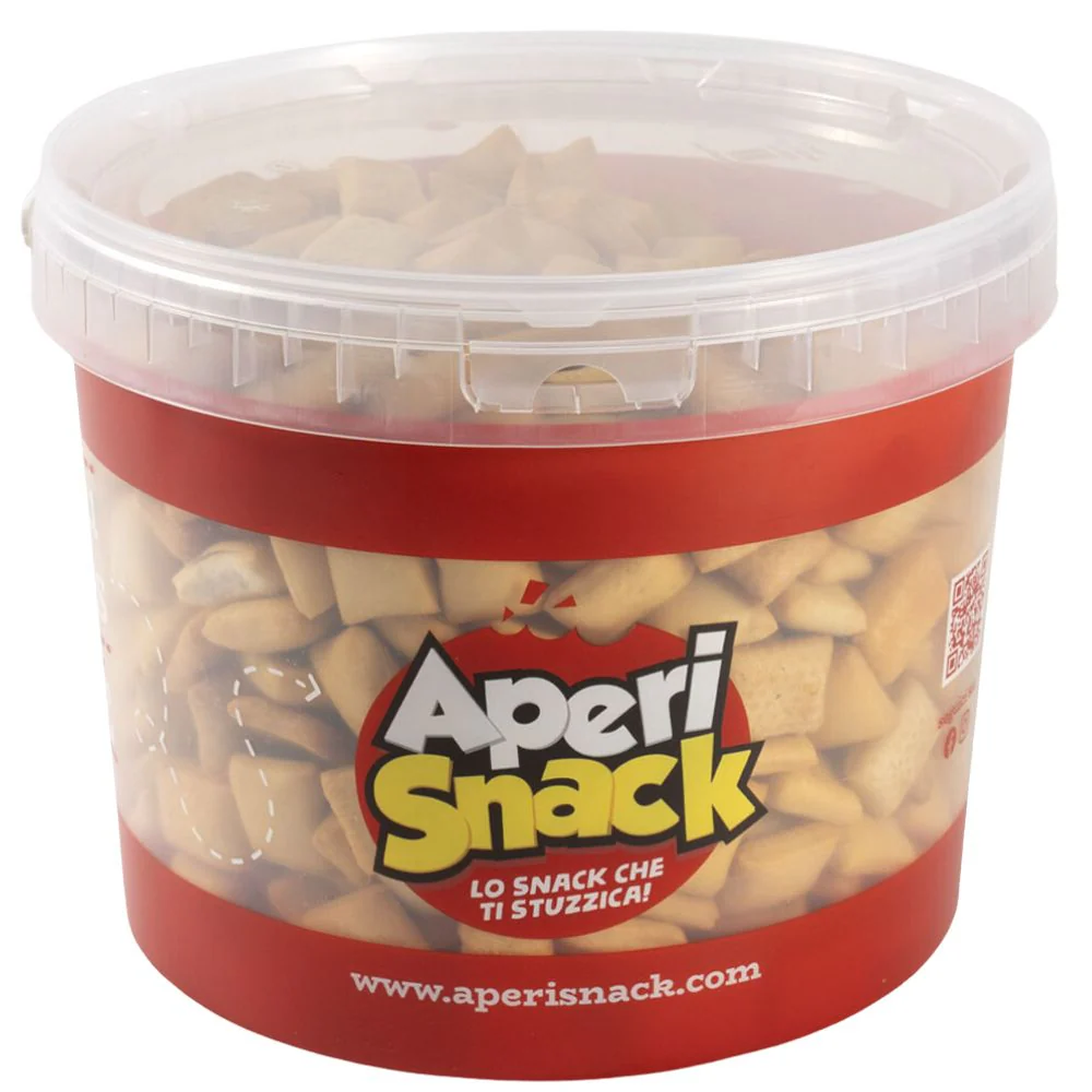 Aperisnack Bacon Rustichelle, snack al gusto di bacon da 1.2kg