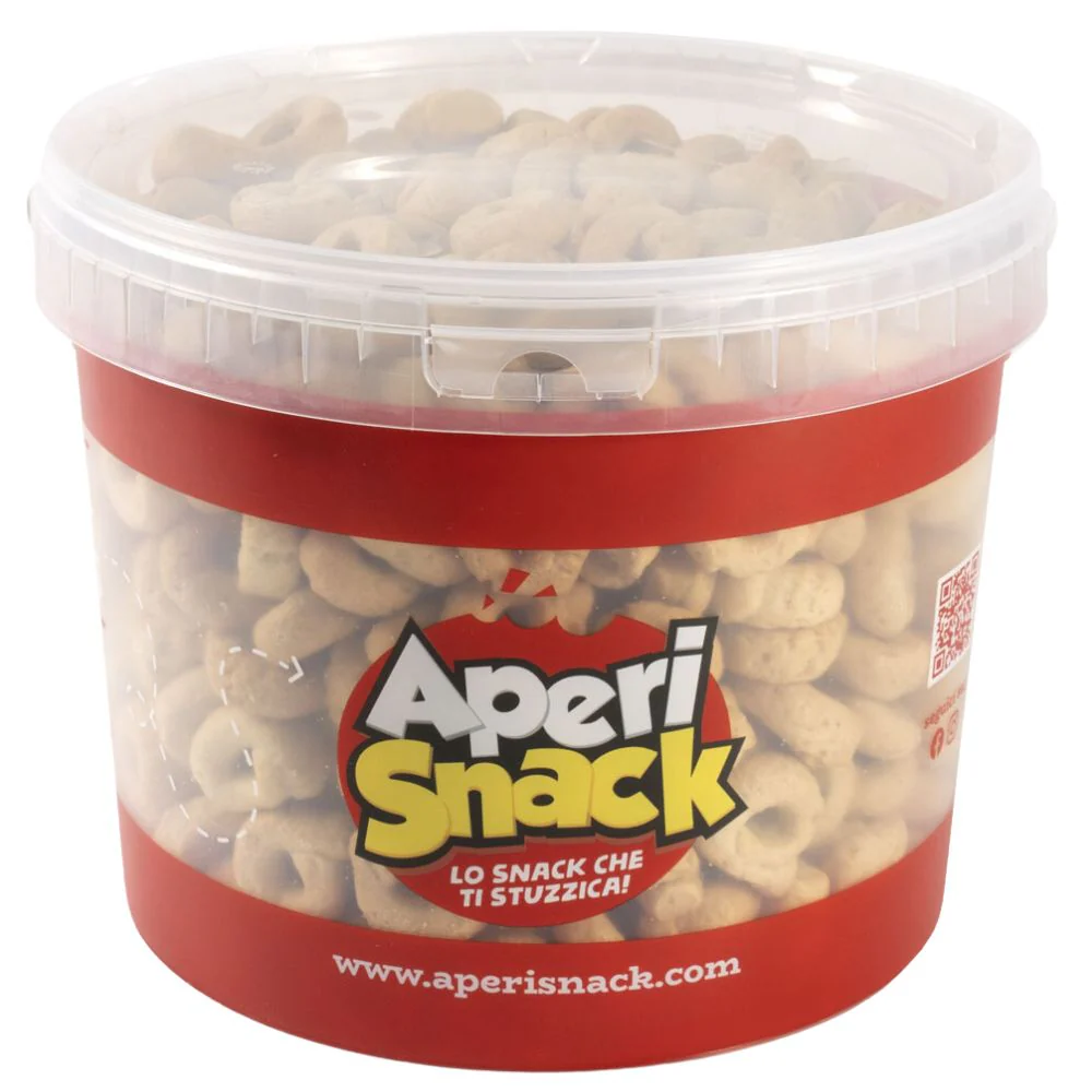Aperisnack Tarallini Semi di Finocchio, taralli con semi di finocchio da 1.8kg