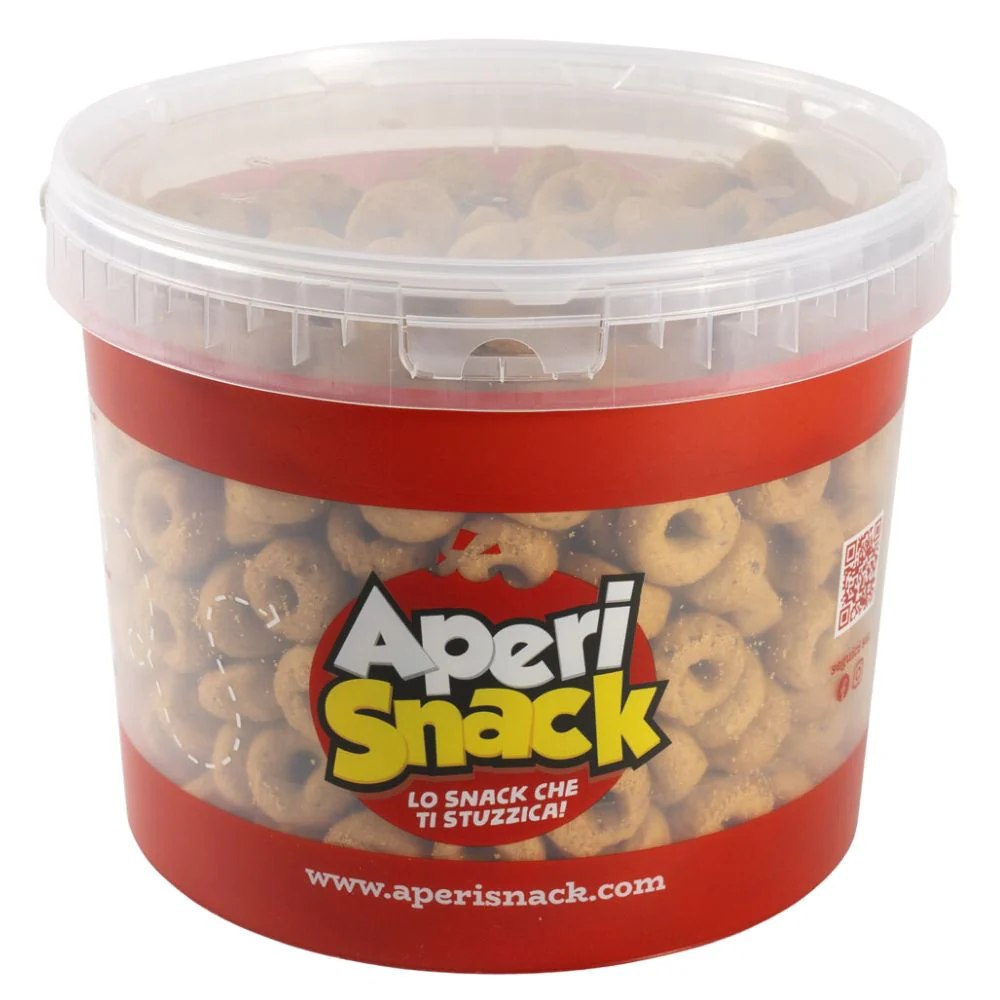 Aperisnack Tarallini Pizzaiola, taralli al gusto di pizzaiola da 1.8kg