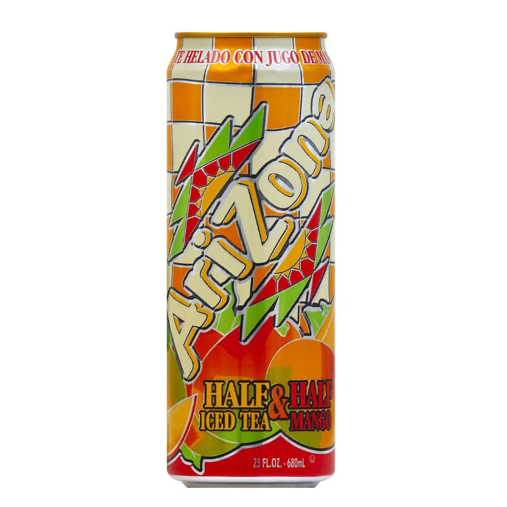 Arizona Half&Half Iced Tea Mango, tè al mango da 680ml