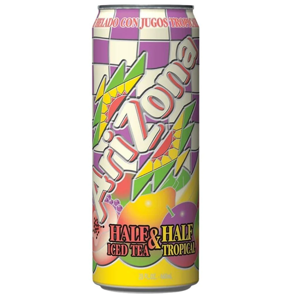 Arizona Half&Half Iced Tea Tropical, tè ai frutti tropicali da 680ml