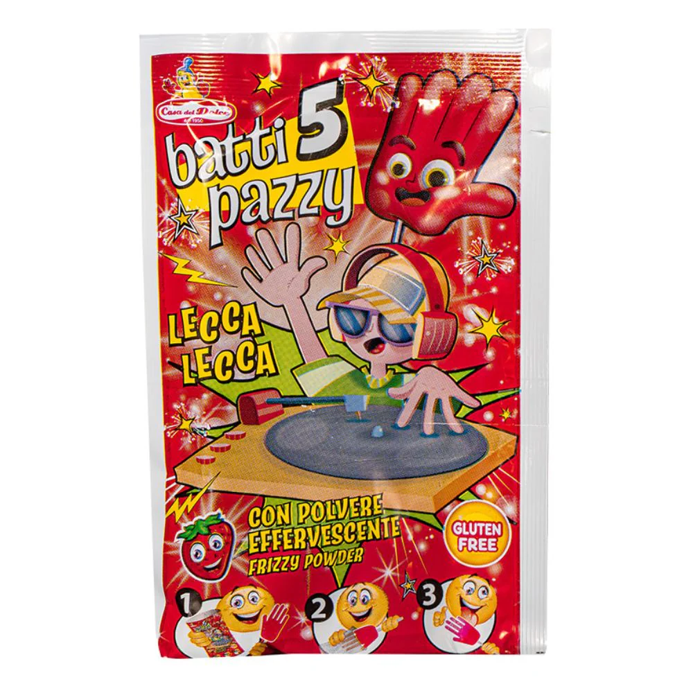 Batti 5 Pazzi, caramella con polvere effervescente da 20g