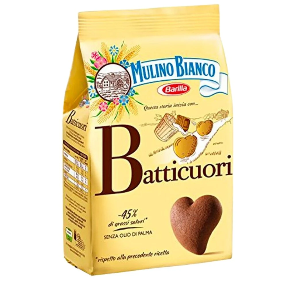 Batticuori Mulino Bianco, biscotti al cacao da 350g
