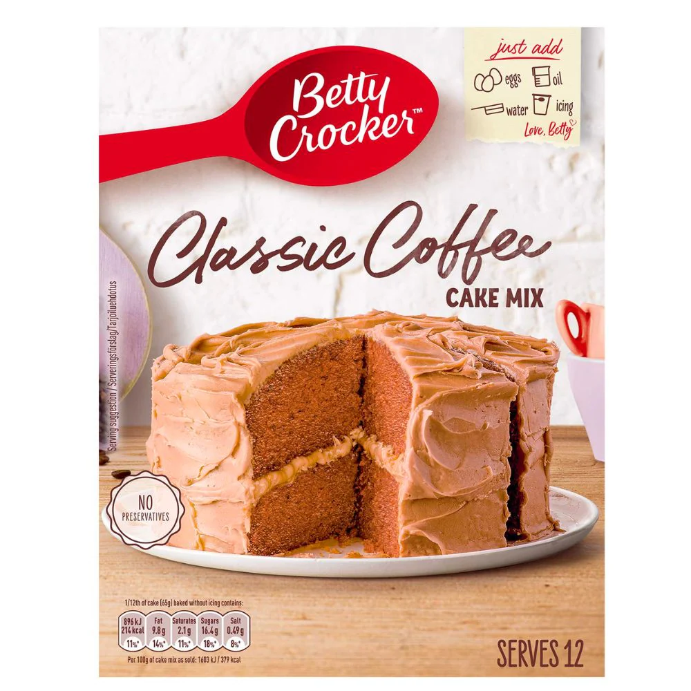 Betty Crocker Classic Coffee Cake mix, preparato per torta al caffé da 425g