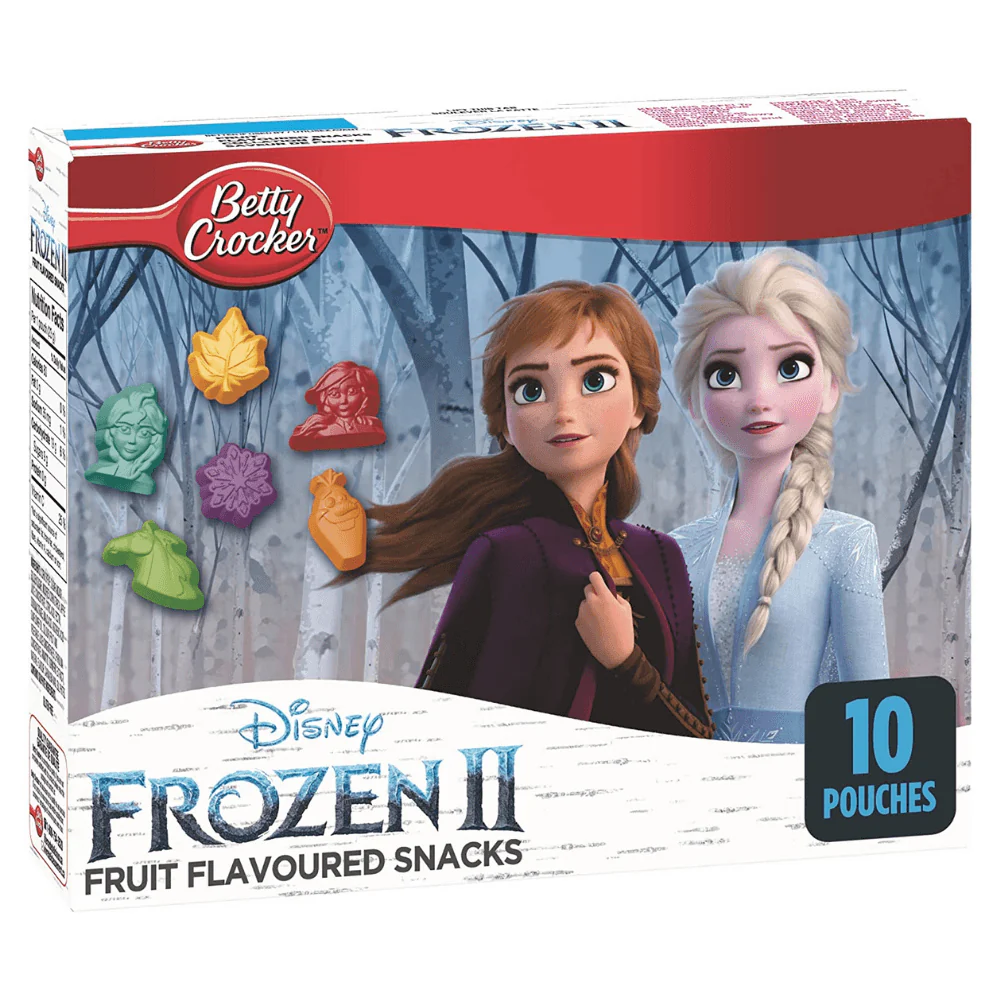 Betty Crocker Frozen II Fruit Flavored Snack, caramelle alla frutta da 226g