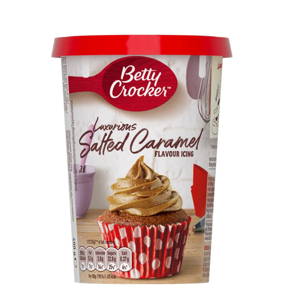 Betty Crocker Salted Caramel Icing, frosting al caramello salato da 400g