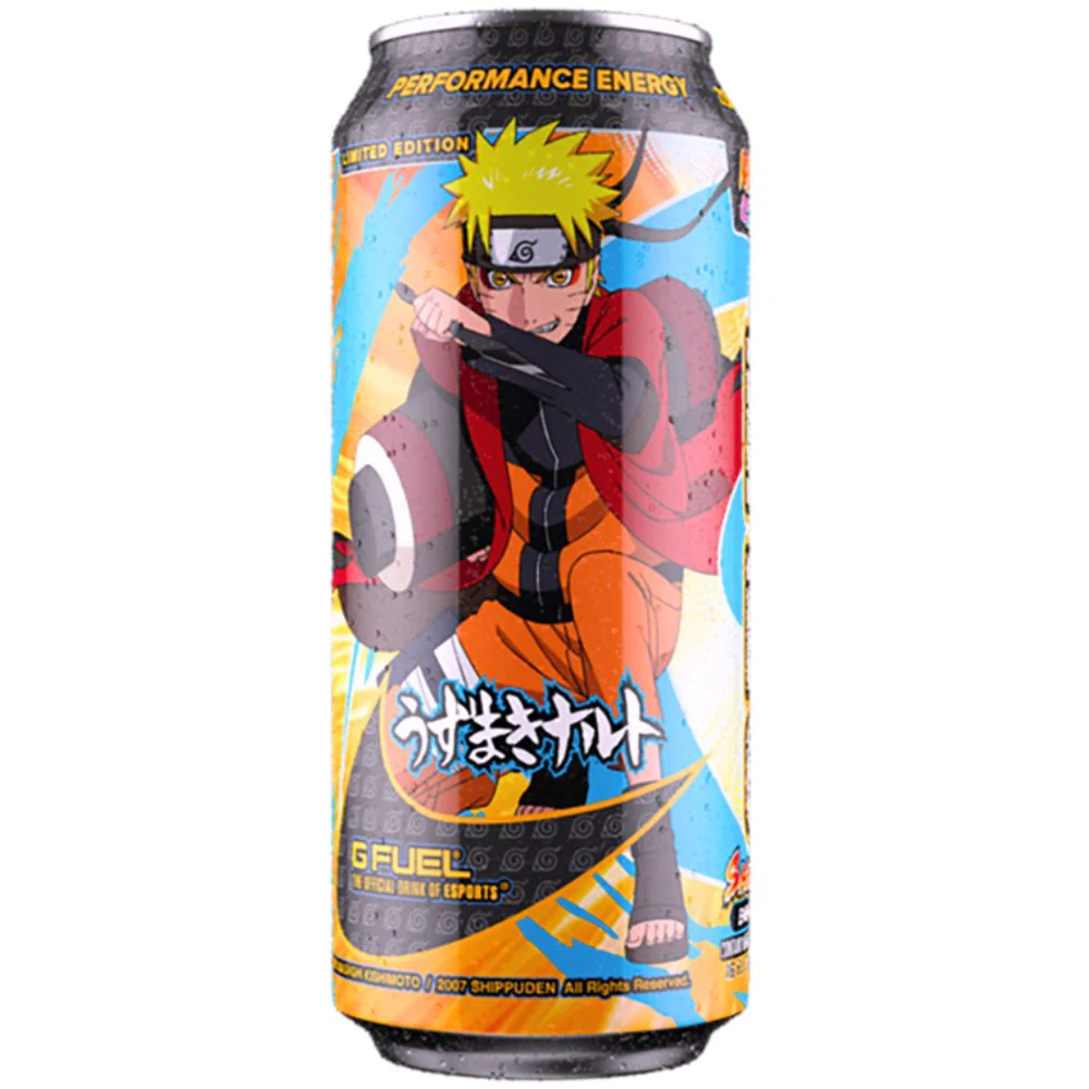 GFuel Naruto Zero Sugar Sage Mode, energy drink alla frutta da 473ml