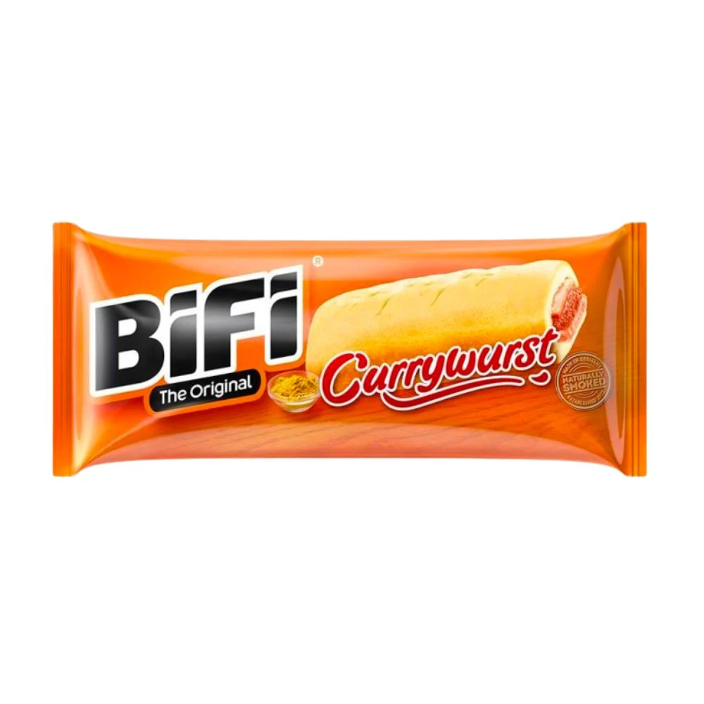 Bifi The Original Currywurst, hotdog con aromi al curry da 50g