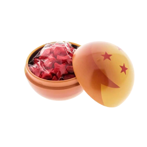 Boston America Dragonball Z Candy Tins, sfera di Dragonball con caramelle alla frutta da 30g