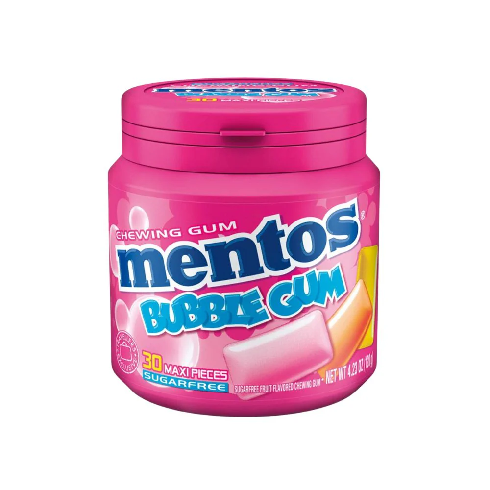 Bubble Gum Mentos, gomme da masticare da 100g