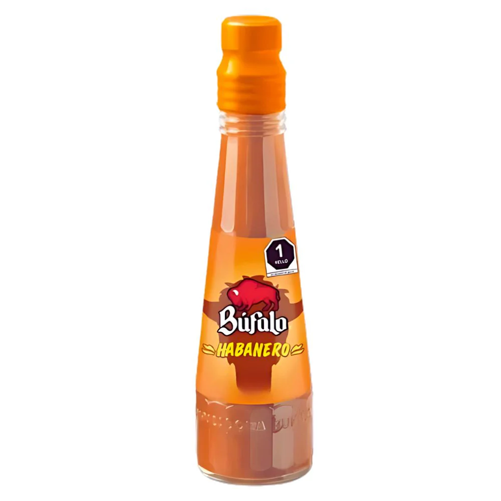 Bufalo Habanero Spicy Sauce, salsa bufalo al gusto di habanero da 144g