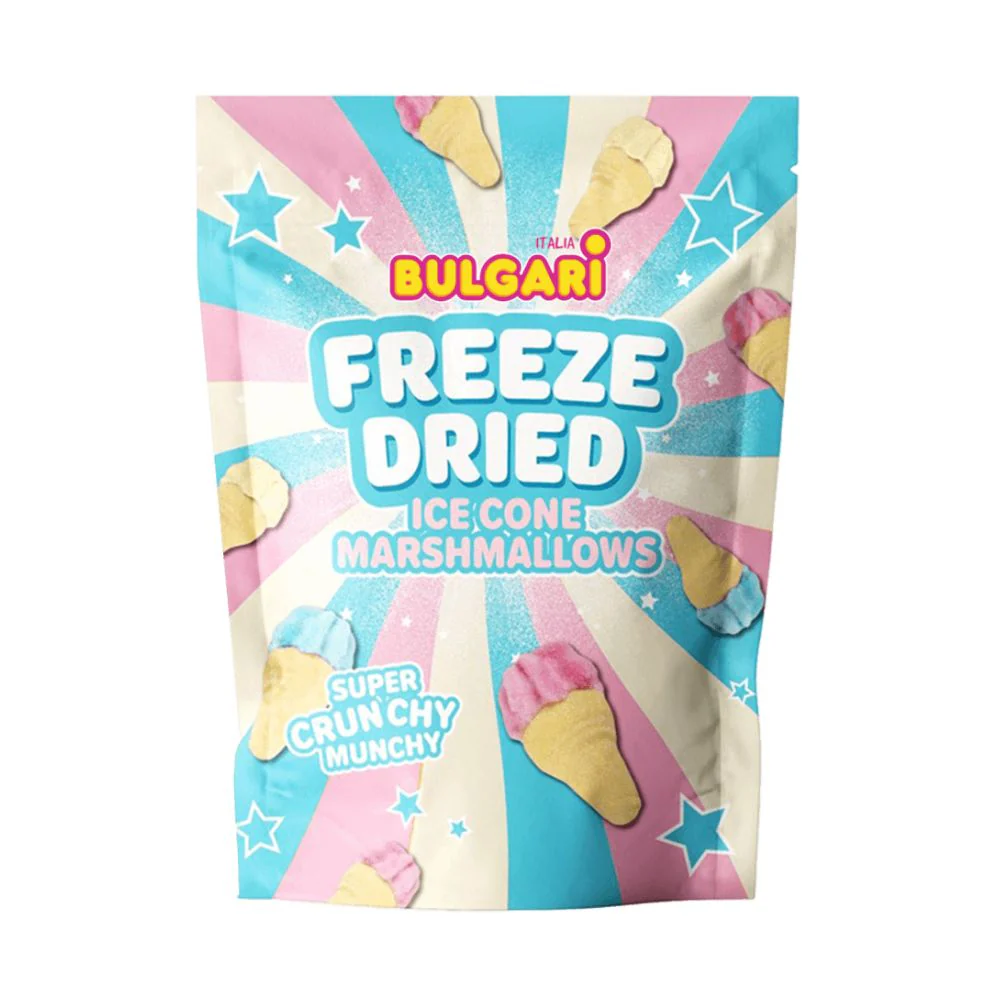 Bulgari Freeze Dried Ice Cone Marshmallow, marshmallow liofilizzato a forma di cono gelato da 40g