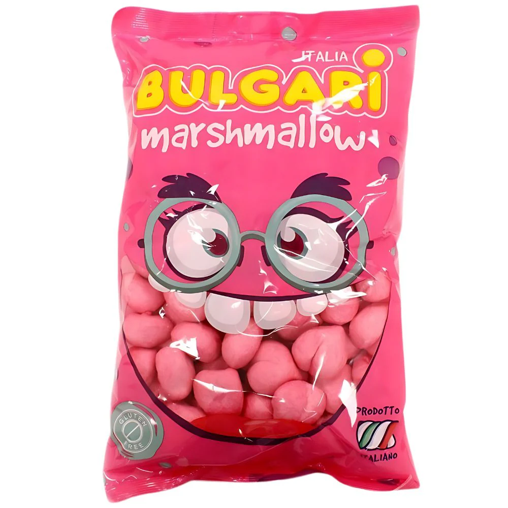 Bulgari Marshmallow Cuori Rosa, marshmallow dalla forma di cuori da 900g
