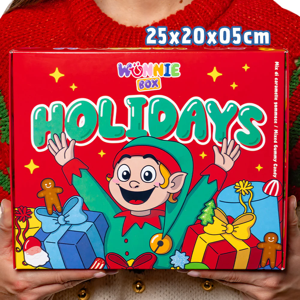 3x Wunnie box “Happy Holidays”, 3 scatole di caramelle gommose da comporre con i tuoi gusti preferiti - Image 4