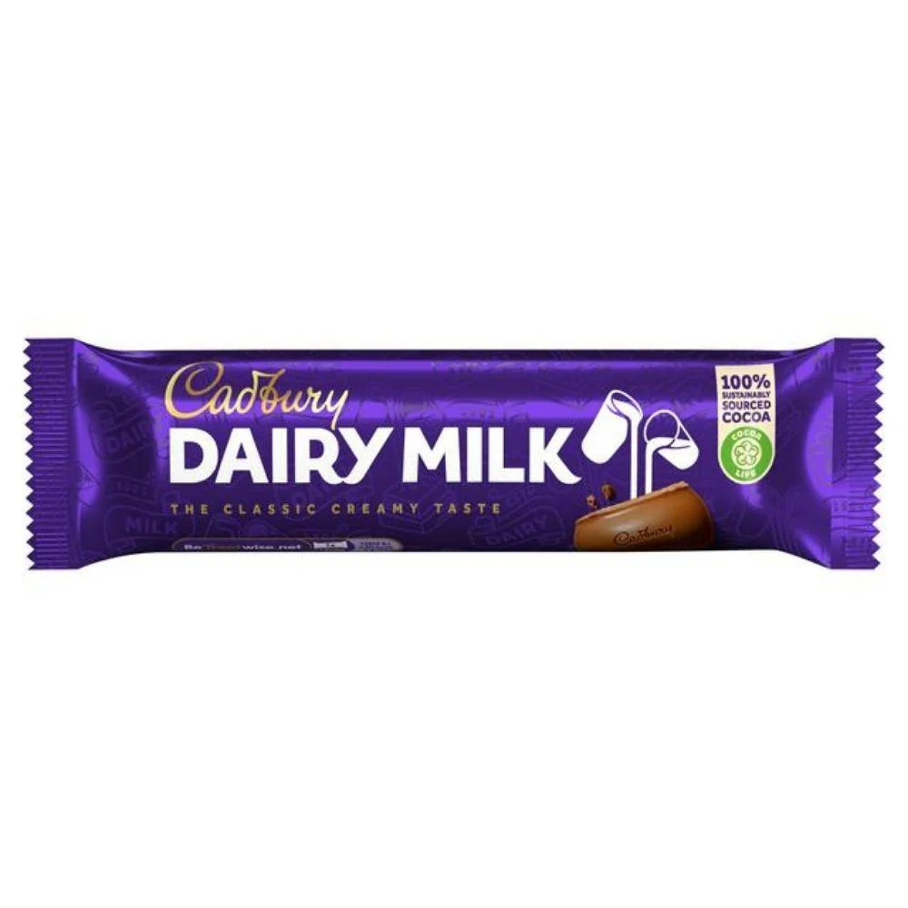 Cadbury Dairy Milk, barretta di cioccolato da 45g