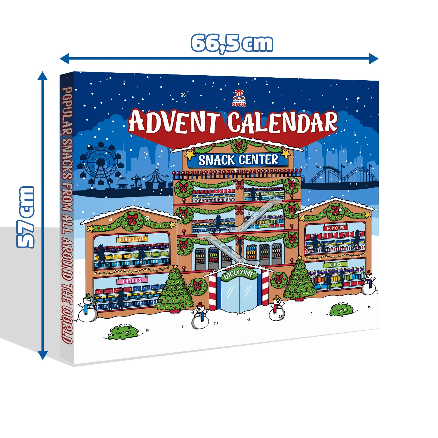 Snack Center, Calendario dell’Avvento da 24 snack dolci e salati da tutto il mondo - Image 3