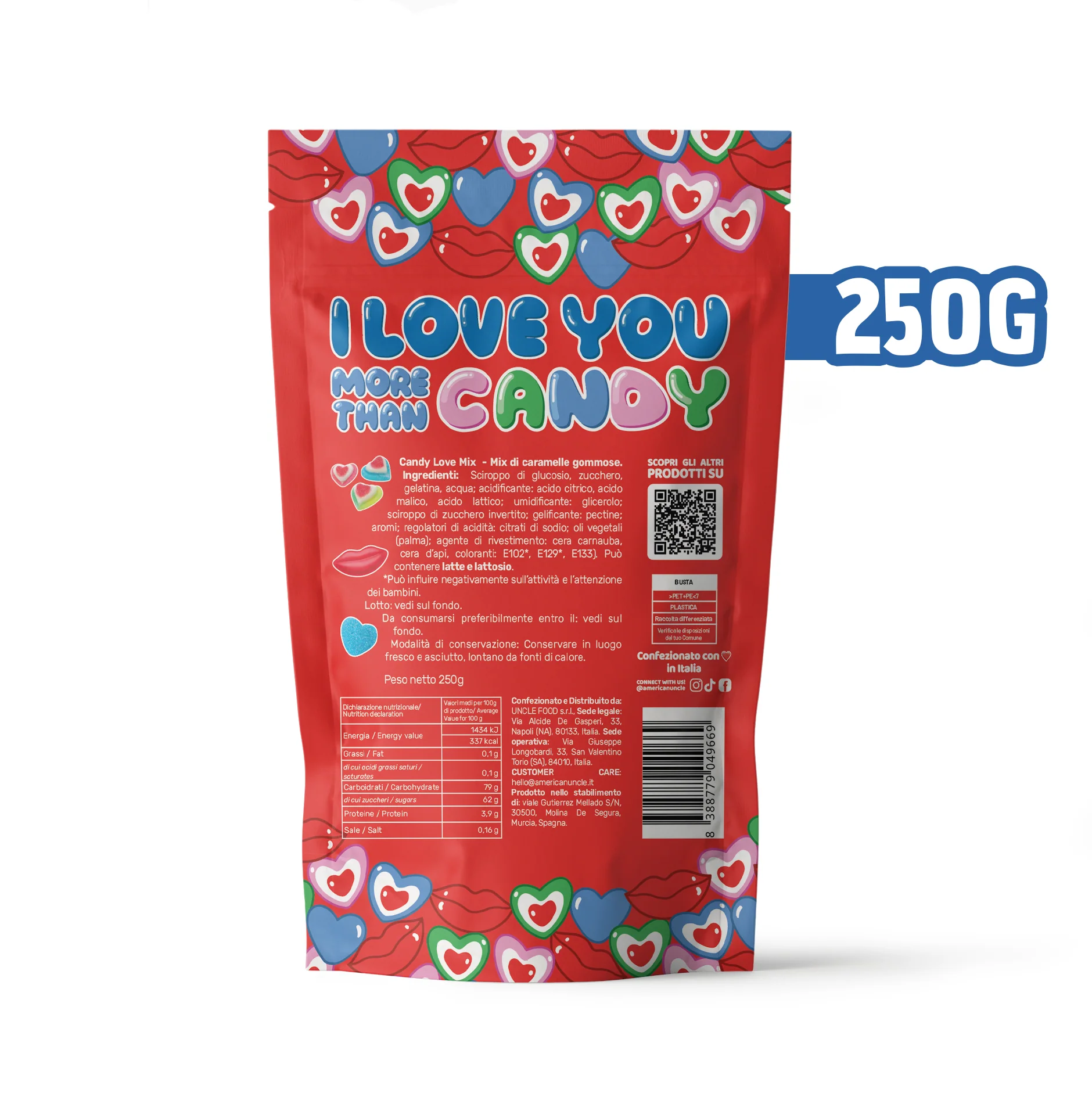 Candy mix - Love edition, confezione da 250g di caramelle gommose - Image 4