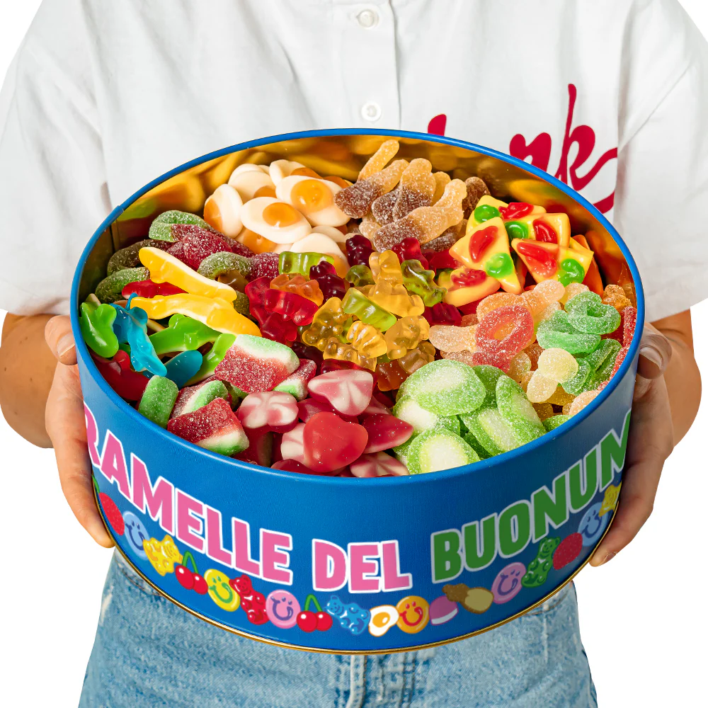 Wunnie Bucket "Apri se hai bisogno di una ricarica", latta di caramelle gommose da comporre con i tuoi gusti preferiti - 3 kg - Image 5