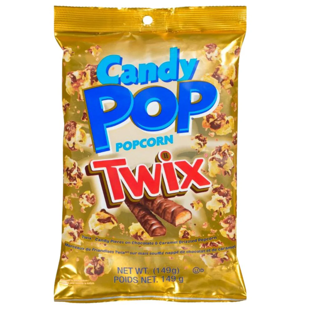 Candy Pop Popcorn Twix, popcorn al gusto di twix da 149g