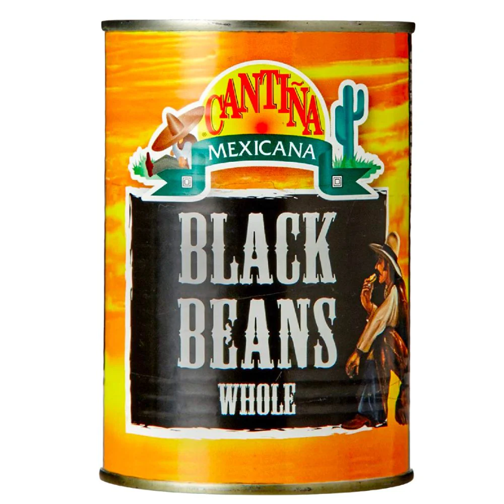 Cantina Mexicana Black Beans, fagioli messicani da 400g