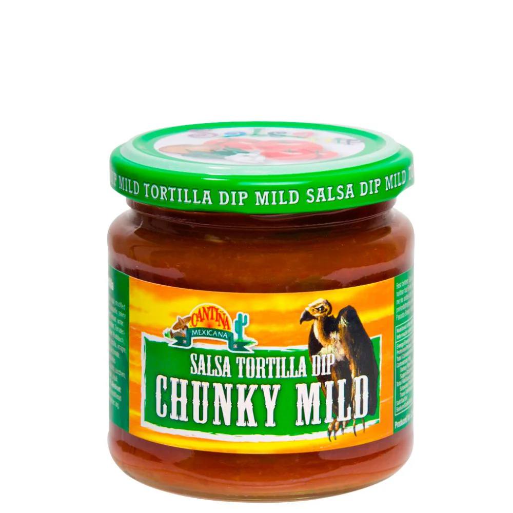 Cantina Mexicana Dip Sauce Chunky Mild, salsa piccante per nachos da 190g