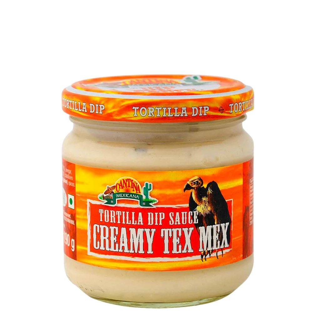 Cantina Mexicana Dip Sauce Creamy Tex Mex, salsa alla panna acida per nachos da 190g