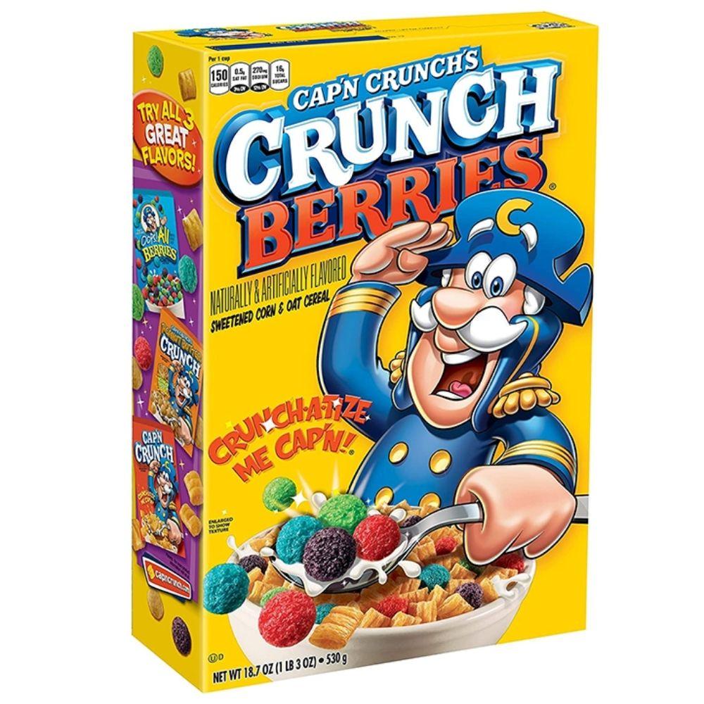 Cap'n Crunch Berries Large Size, cereali ai frutti di bosco da 530g
