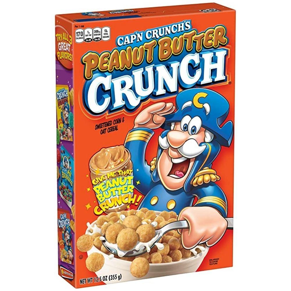 Cap'n Crunch Peanut Butter Crunch, cereali al burro d'arachidi da 355g