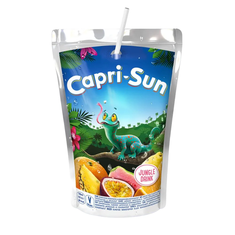Capri Sun Jungle Drink, bevanda al gusto di frutta mista da 200ml