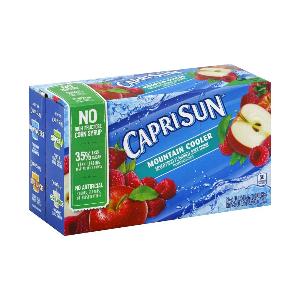 Capri Sun Mountain Cooler, succo alla mela e lampone da 1,6l