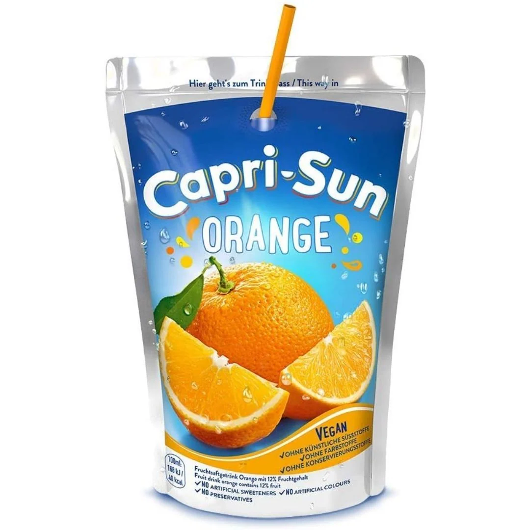 Capri Sun Orange, succo all'arancia da 200ml