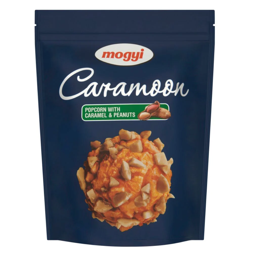 Caramoon Popcorn with Caramel and Peanuts, popcorn al caramello e alle arachidi da 70g