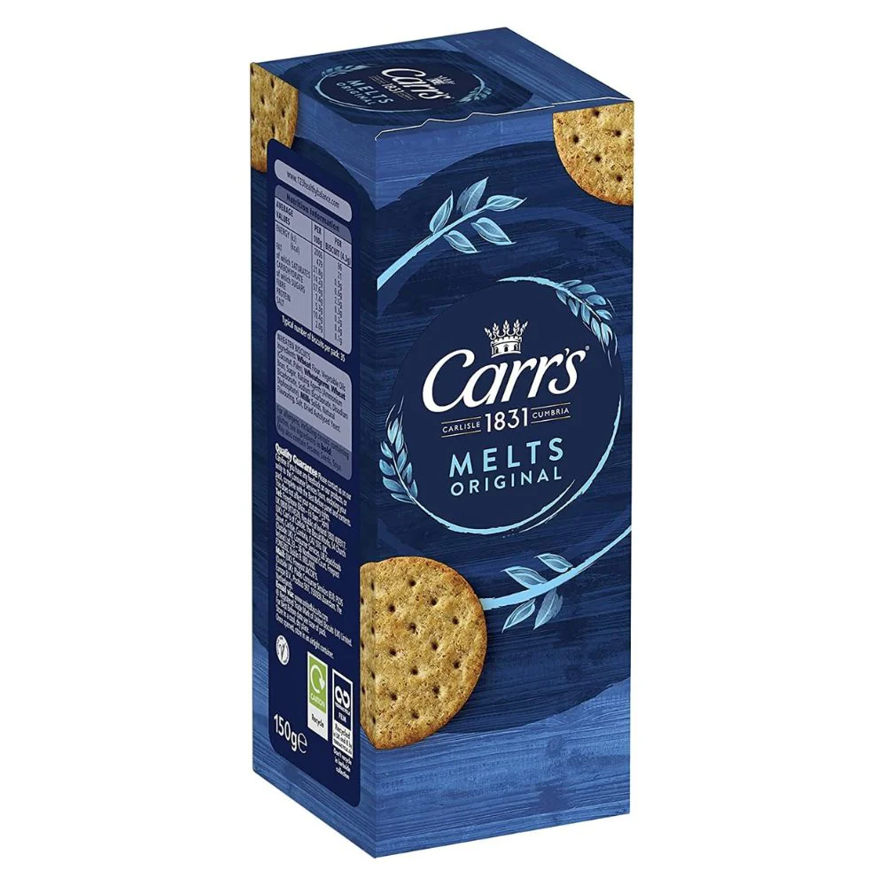 Carr's Melts Original Crackers, biscotti da 150g