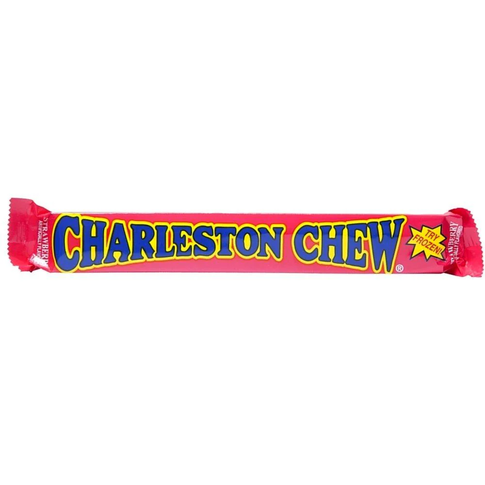 Charleston Chew Strawberry, torrone alla fragola ricoperto di cioccolato nel formato maxi