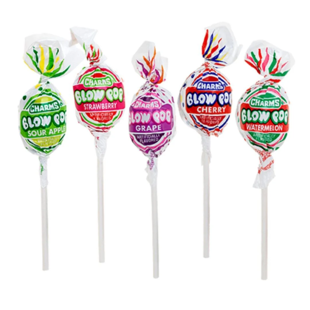 Charms Assorted Blow Pop, lecca-lecca alla frutta da 18g