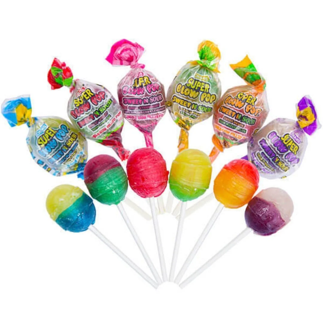 Charms Super Sweet'n Sour Pop, lecca lecca aspro alla frutta da 32g