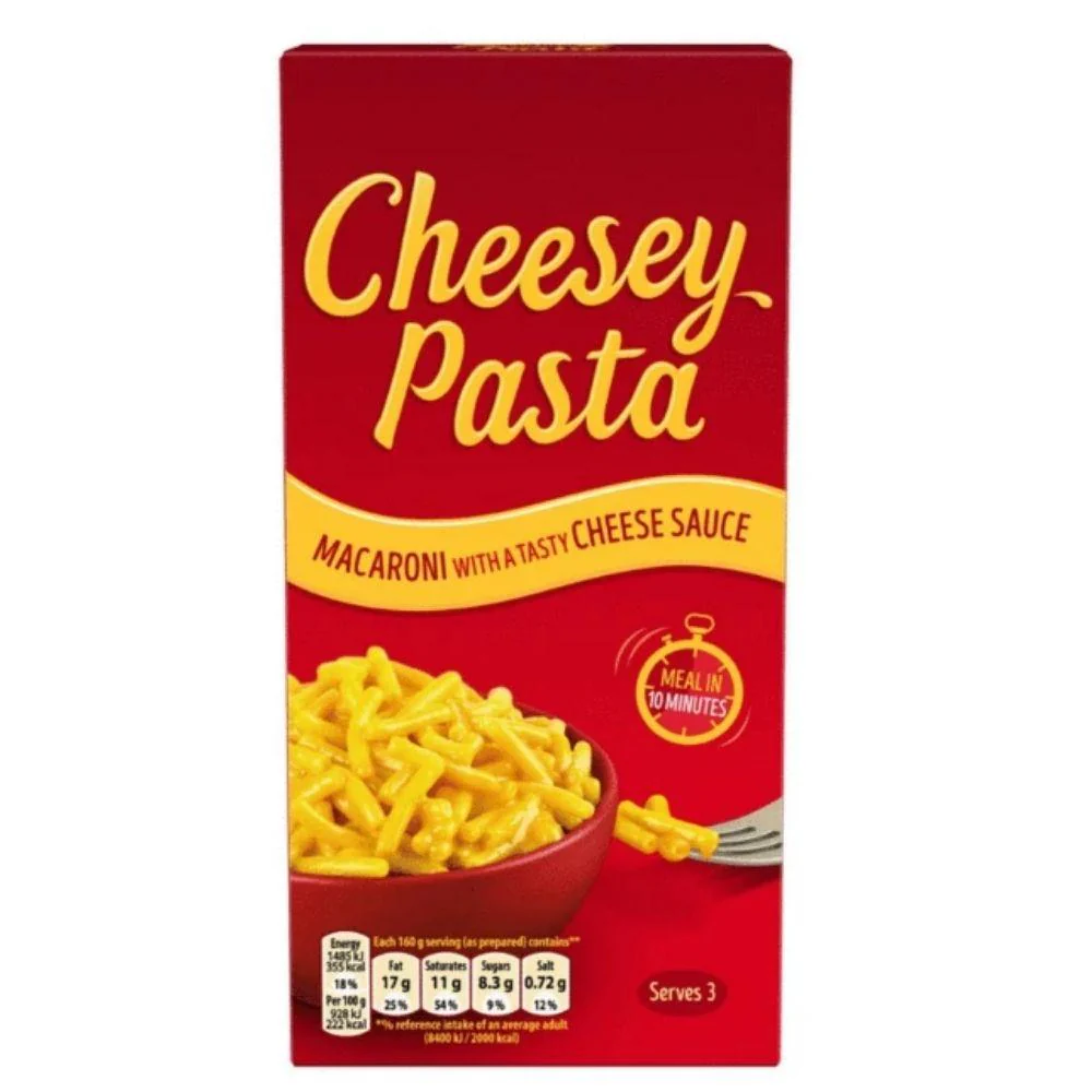 Cheesey Pasta, preparato per maccheroni al formaggio da 190g