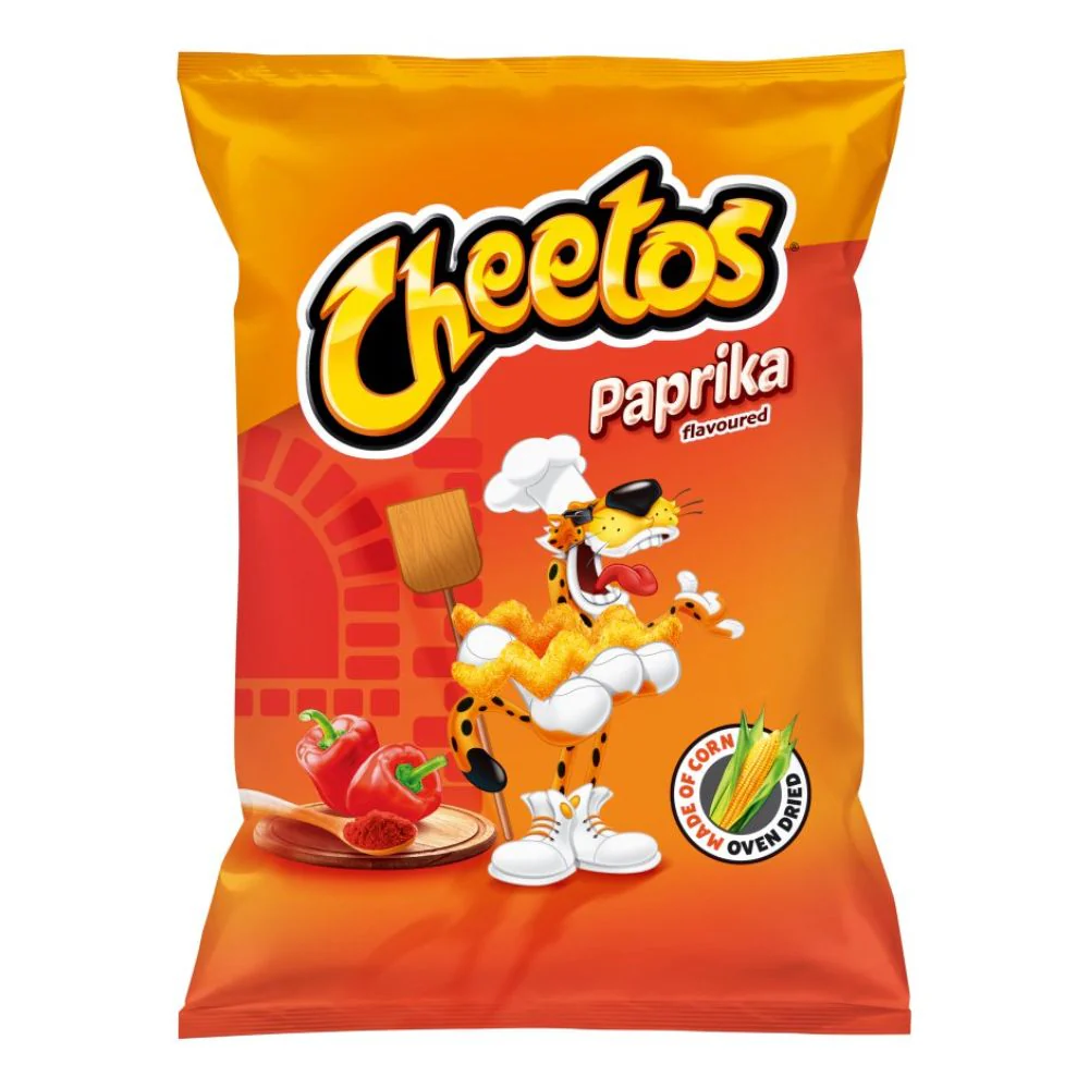 Cheetos Paprika Flavored, patatine al gusto paprika da 130g