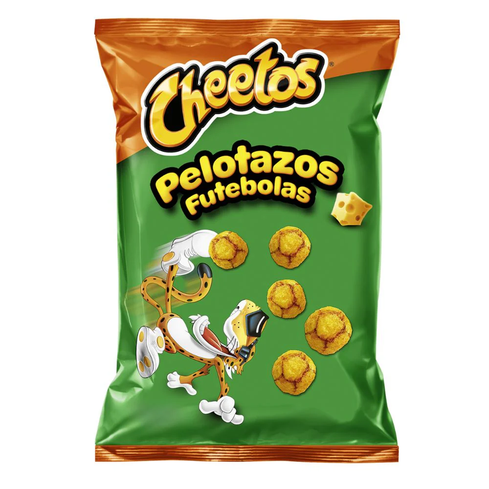 Cheetos Pelotazos, palline di mais al formaggio piccante da 130g