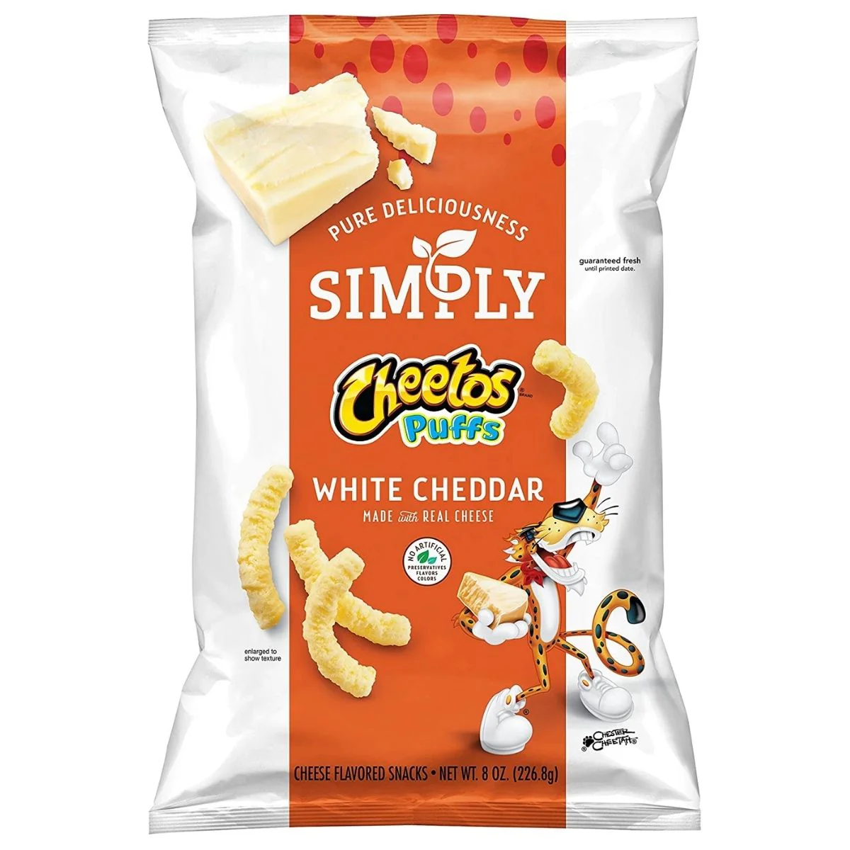 Cheetos Puffs White Cheddar, patatine al formaggio da 227g