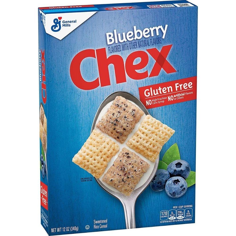 Chex Blueberry, cereali al mirtillo blu da 340g
