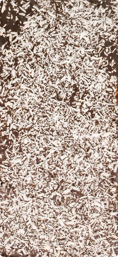 ChocoLetter Dark Choco & Coconut, tavoletta di cioccolato fondente artigianale con granella di cocco da 100g - Image 4