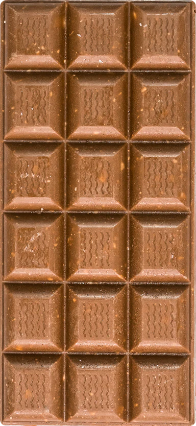 ChocoLetter Milk Choco & Peanuts, tavoletta di cioccolato al latte artigianale con arachidi da 100g - Image 3